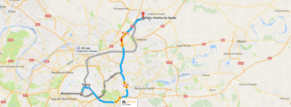 Navette Montparnasse Roissy - Horaires