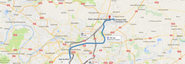 Paris to CDG by Taxi